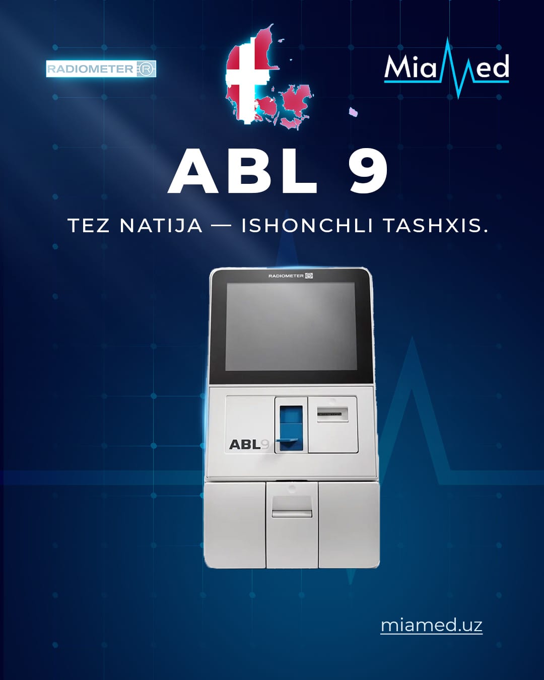 Анализатор газов в крови ABL 9